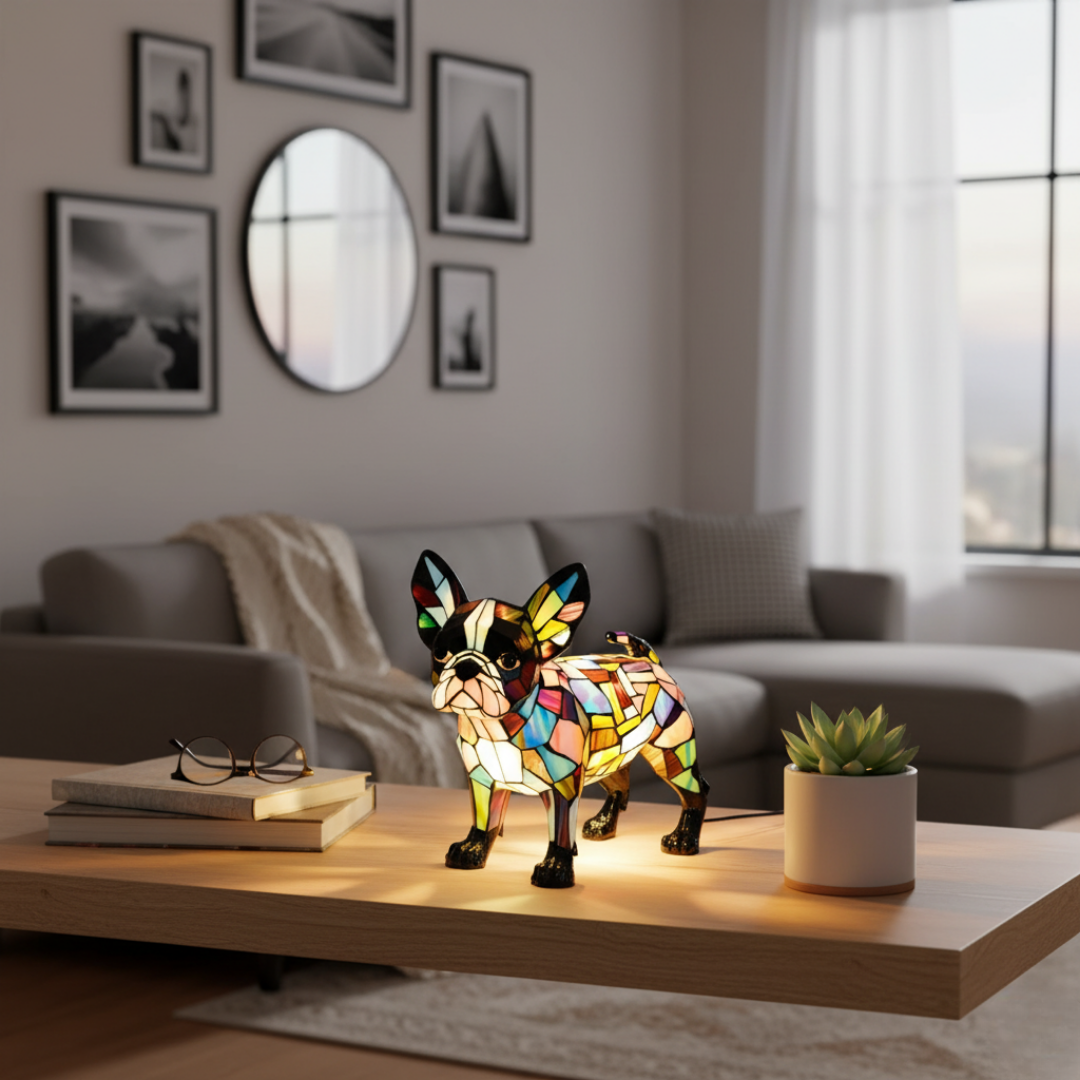 Boston Terrier Sophistication – Soft Light for Your Home