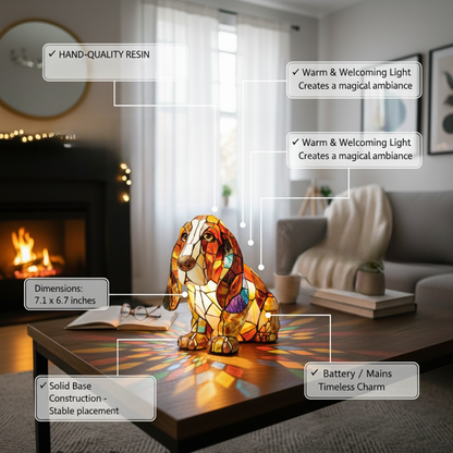 Calm Dog – Art Lamp