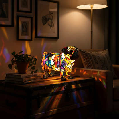 Pug Pippa – Everlasting Glow and Warm Hearth