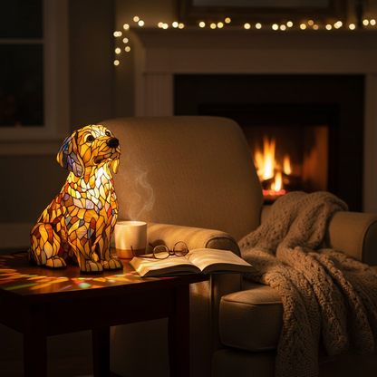 Golden Retriever Aurora – Radiant Glow