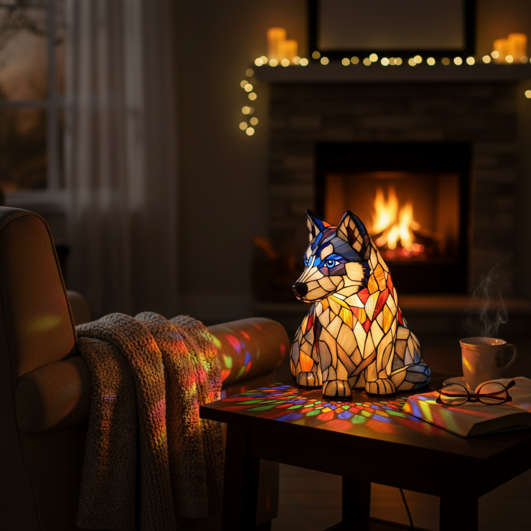 Arctic Husky – Art Lamp