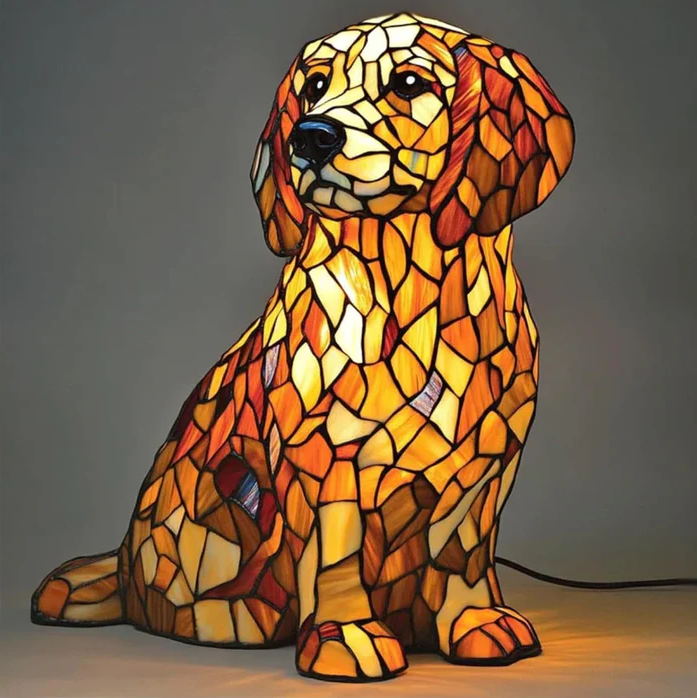 Golden Retriever Sculpture, Spiritual Style